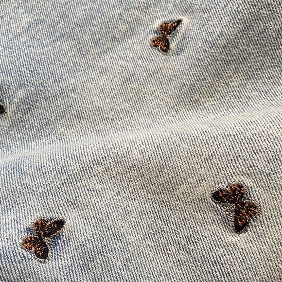 Material Girl Light Blue Butterfly Jeans - Picture 3 of 4